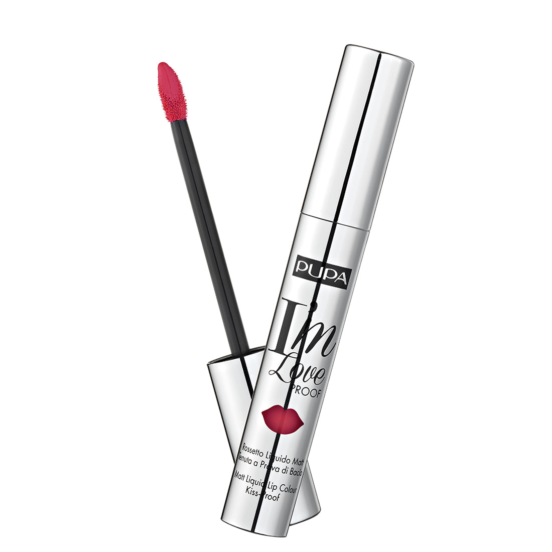I'm Loveproof Rossetto Liquido Matt Tenuta a Prova di Bacio N 09 Pop Red_PUP020080A009_Pupa