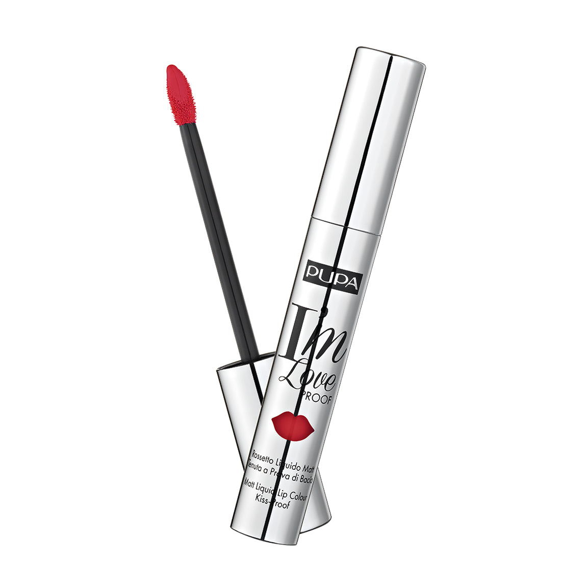 I'm Loveproof Rossetto Liquido Matt Tenuta a Prova di Bacio N 10 Fire Red_PUP020080A010_Pupa