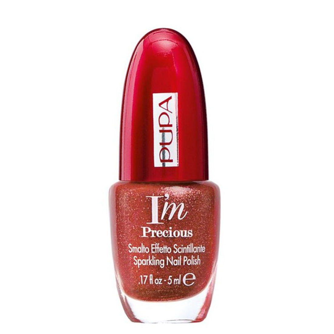 I'm Precious Nail Polish Smalto per Unghie Scintillante N001 Red Jewel_PUP230130A001_Pupa