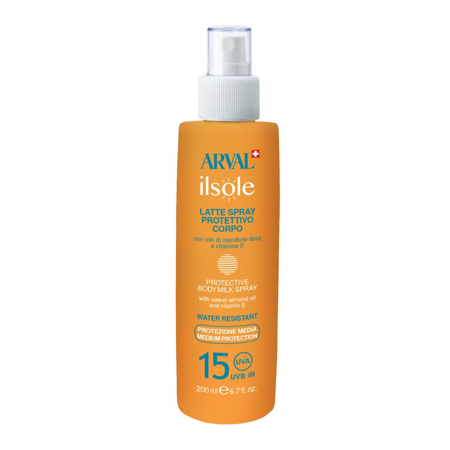 Il Sole Latte Spray Protettivo Corpo SPF 15 200 ML_ARV11534_Arval
