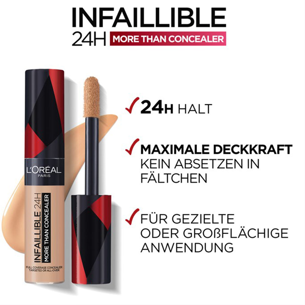 Infallible 24H More Than Concealer Correttore Anti-imperfezioni Anti-occhiaie 327 Cashmere_COR3620_L'Oreal-3