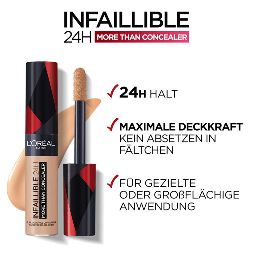 Infallible 24H More Than Concealer Correttore Anti-imperfezioni Anti-occhiaie 330 Pecan_COR3651_L'Oreal-3