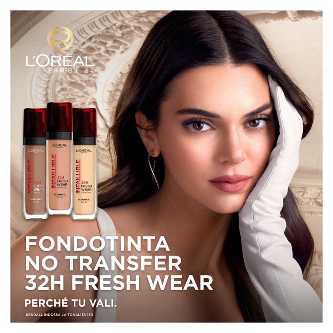 Infallible 32H Fresh Wear Fondotinta Coprente SPF 25 100 Lin Linen_COR9664100_L'Oreal-2