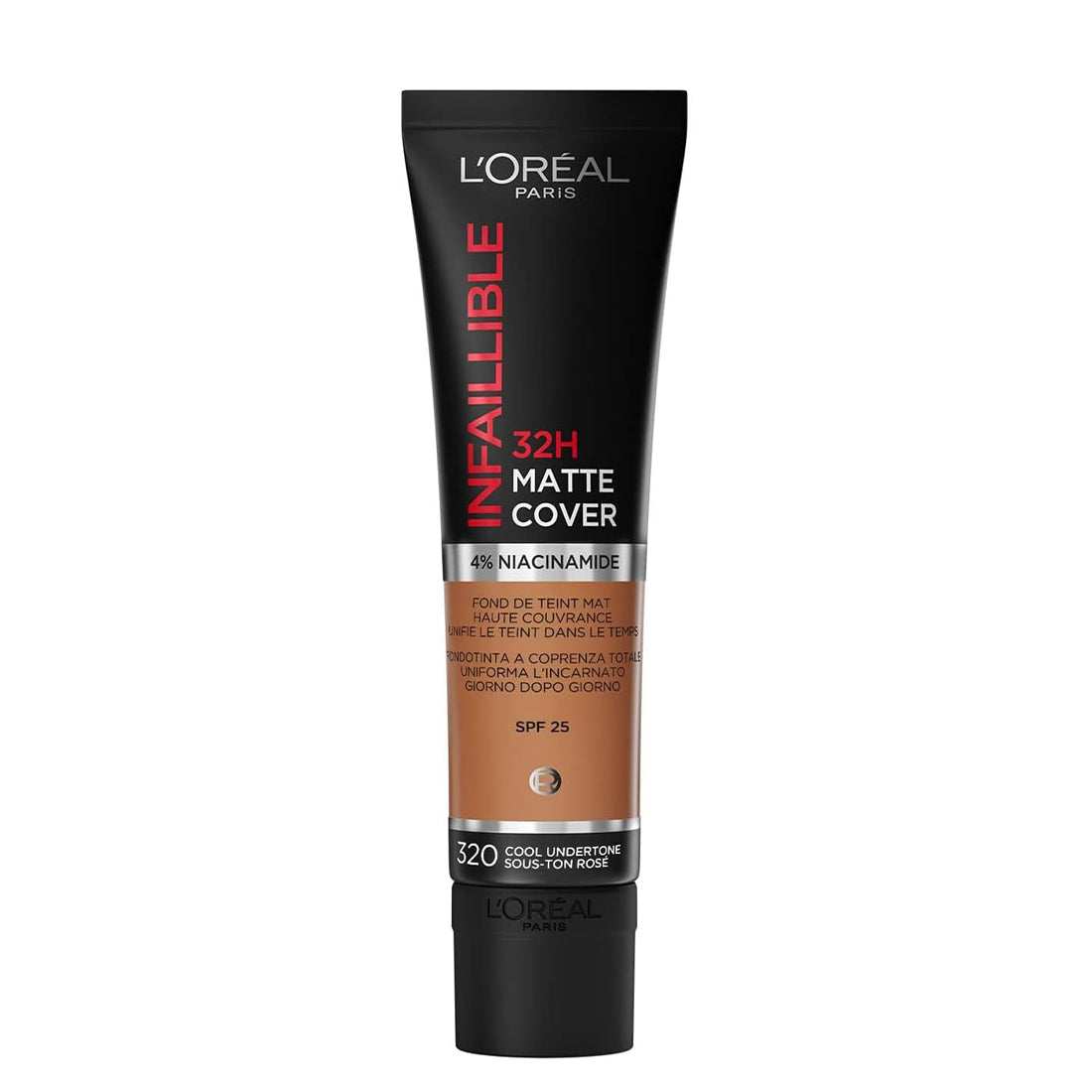 Infallible 32H Matte Cover Fondotinta Matte 320 Caramel Toffee_COR30177512_L'Oreal
