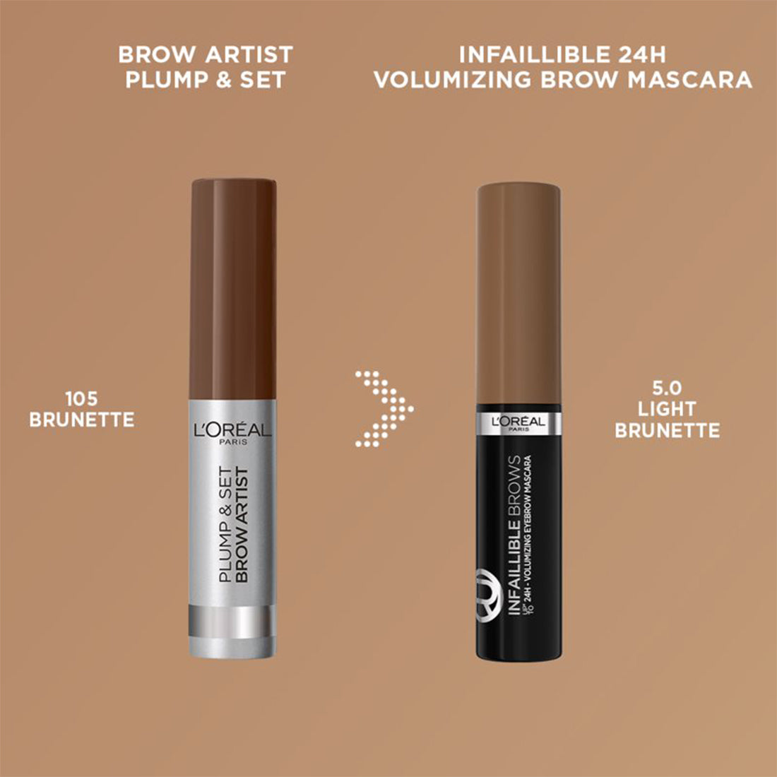 Infallible Brows Mascara Sopracciglia 105 Brunette_COR9891300_L'Oreal-3
