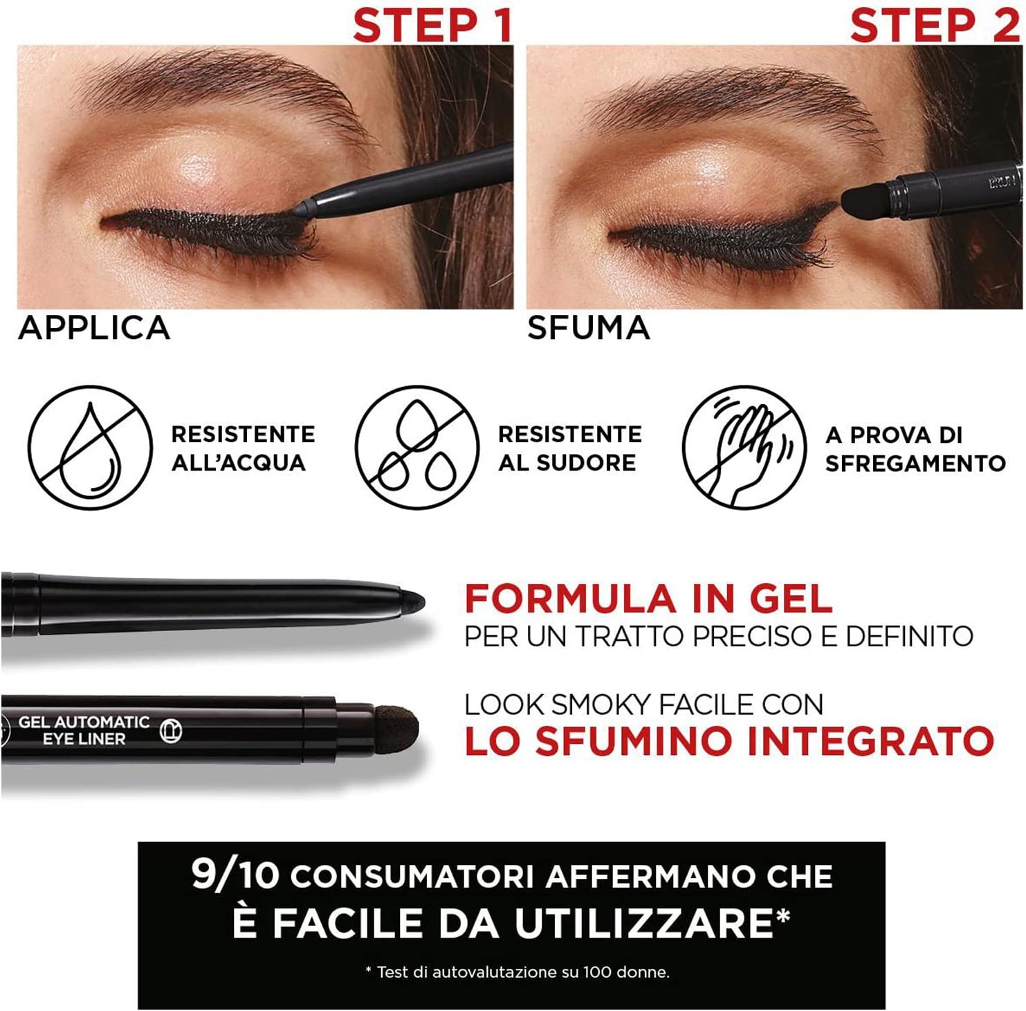 Infallible Grip Gel Automatic Liner Eyeliner  Lunga Durata Emerald Green_COR26707_L'Oreal-3