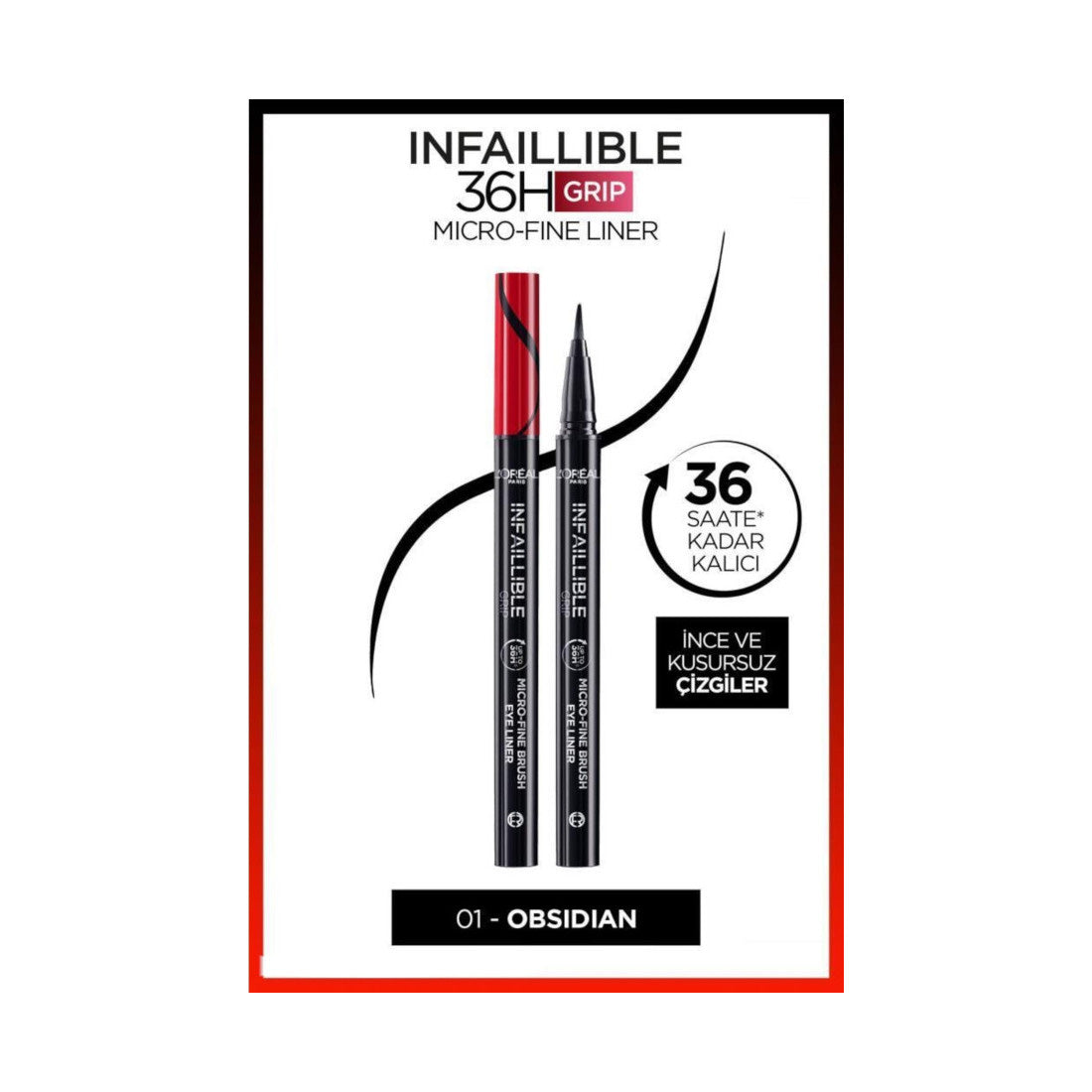 Infallible Grip Micro Fine Liner Eyeliner Ultra Fine 01 Obsidian Black_COR489400_L'Oreal-3
