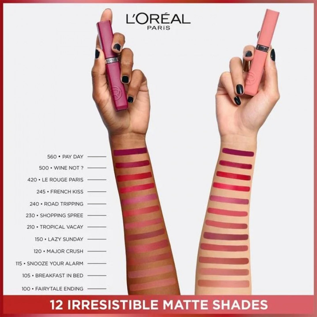 Infallible Matte Resistance Lipstick Rossetto Liquido Matte 100 Fairytale Endin_COR621000_L'Oreal-3