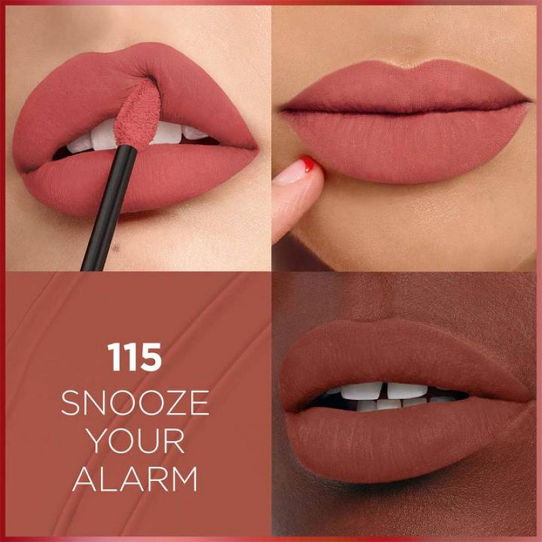 Infallible Matte Resistance Lipstick Rossetto Liquido Matte 115 Snooze Your Ala_COR621200_L'Oreal-2