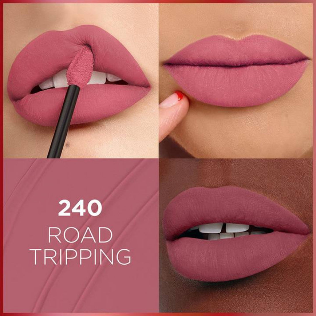 Infallible Matte Resistance Lipstick Rossetto Liquido Matte 240 Road Tripping_COR621800_L'Oreal-2