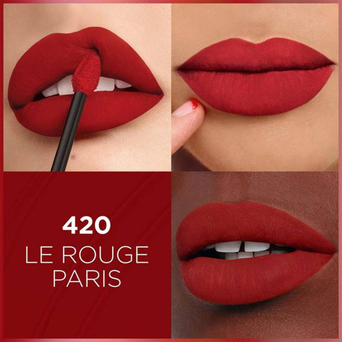 Infallible Matte Resistance Lipstick Rossetto Liquido Matte 420 True Romance_COR622200_L'Oreal-2