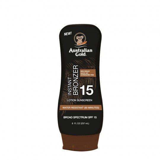 Instant Bronzer Lotion Sunscreen Protezione Solare Spf 15 237 ML_AUSA75235_Australian Gold