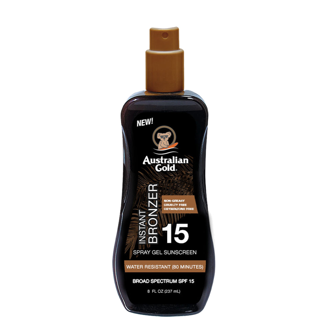 Instant Bronzer Spray Gel Protezione Solare SPF 15 237 ML_AUSA75229_Australian Gold