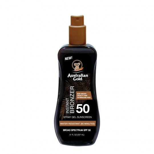 Instant Bronzer Spray Gel Protezione Solare SPF 50 237 ML_AUSA75186_Australian Gold