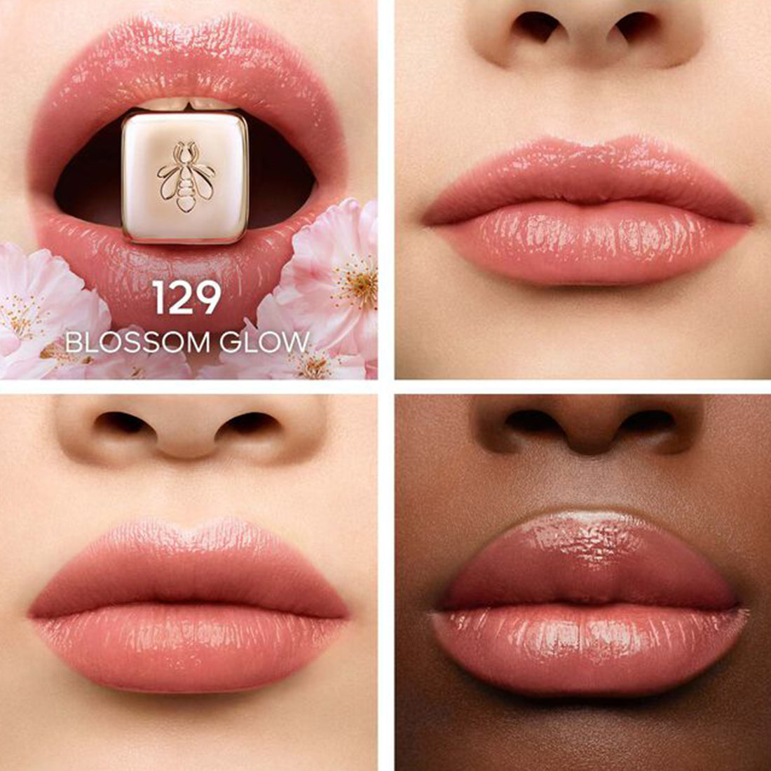 Kiss Kiss Bee Glow Balsamo Labbra Colorato 129 Blossom Kiss_GUE043994_Guerlain-3