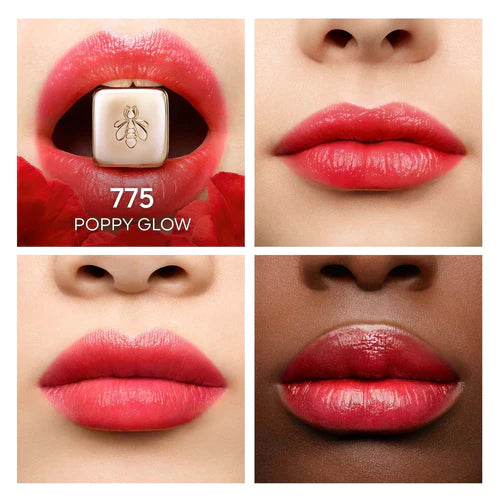 Kiss Kiss Bee Glow Balsamo Labbra Colorato 775 Poppy Glow_GUE043573_Guerlain-3