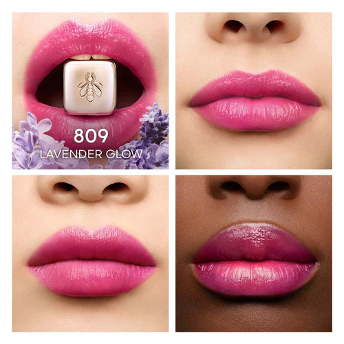 Kiss Kiss Bee Glow Balsamo Labbra Colorato 809 Lavander Glow_GUE043574_Guerlain-3