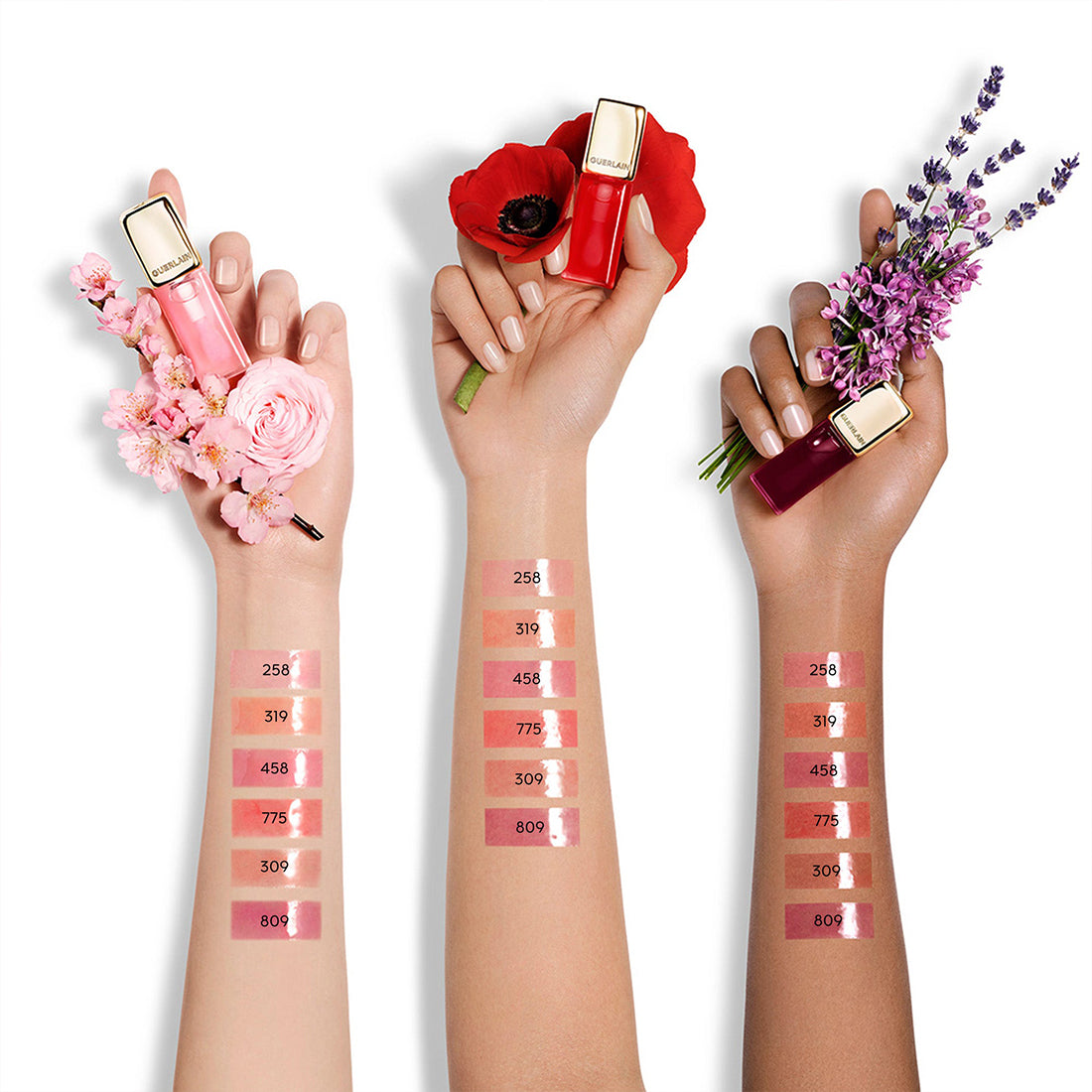 Kiss Kiss Bee Glow Oil Olio Trattamento Colorato Labbra 809 Lavander Glow_GUE044116_Guerlain-5
