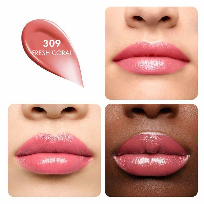 Kiss Kiss Shine Bloom Rossetto Brillante 309  Fresh Coral_GUE043490_Guerlain-2
