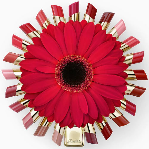 Kiss Kiss Shine Bloom Rossetto Brillante 519 Floral Brick_GUE043687_Guerlain-4