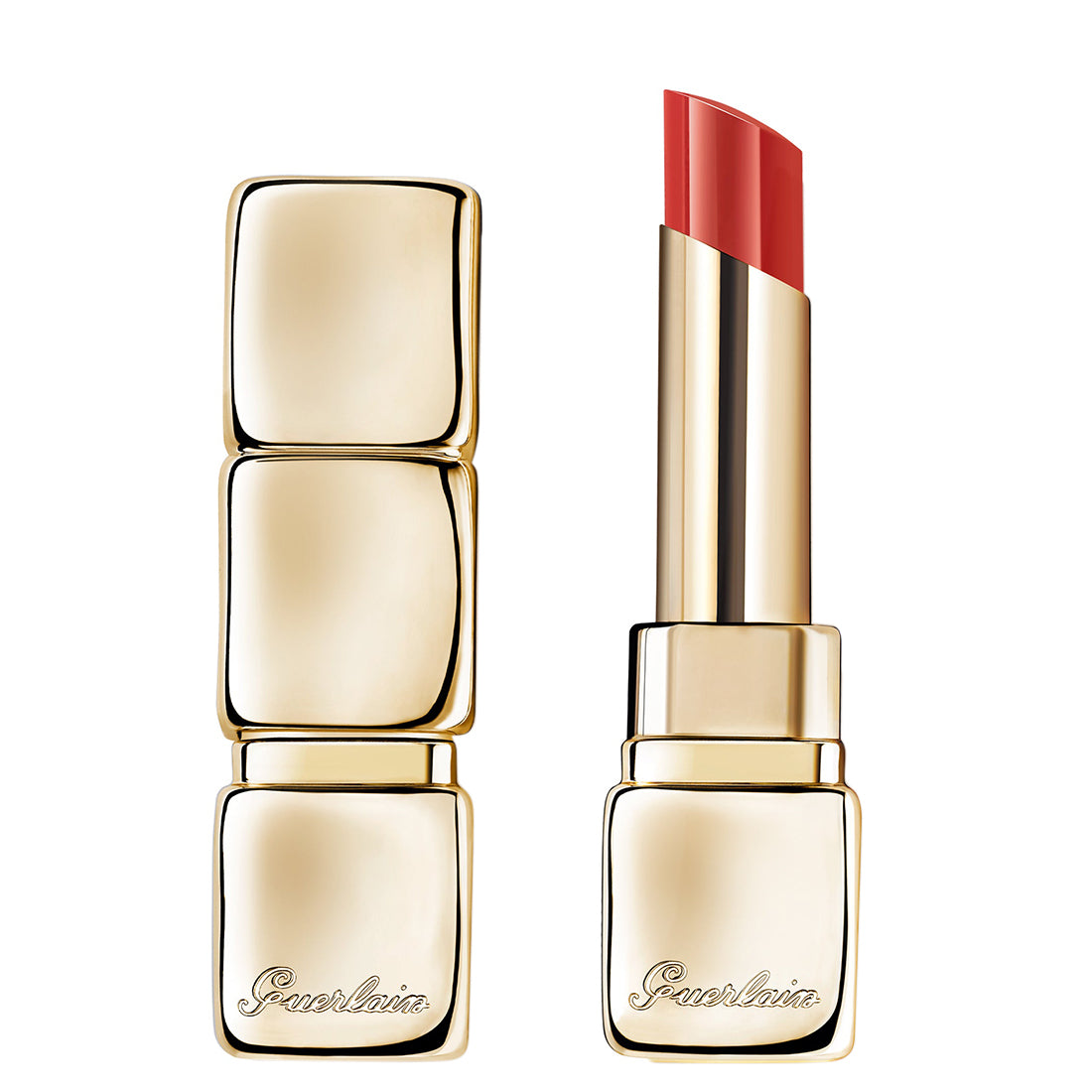 Kiss Kiss Shine Bloom Rossetto Brillante 519 Floral Brick_GUE043687_Guerlain