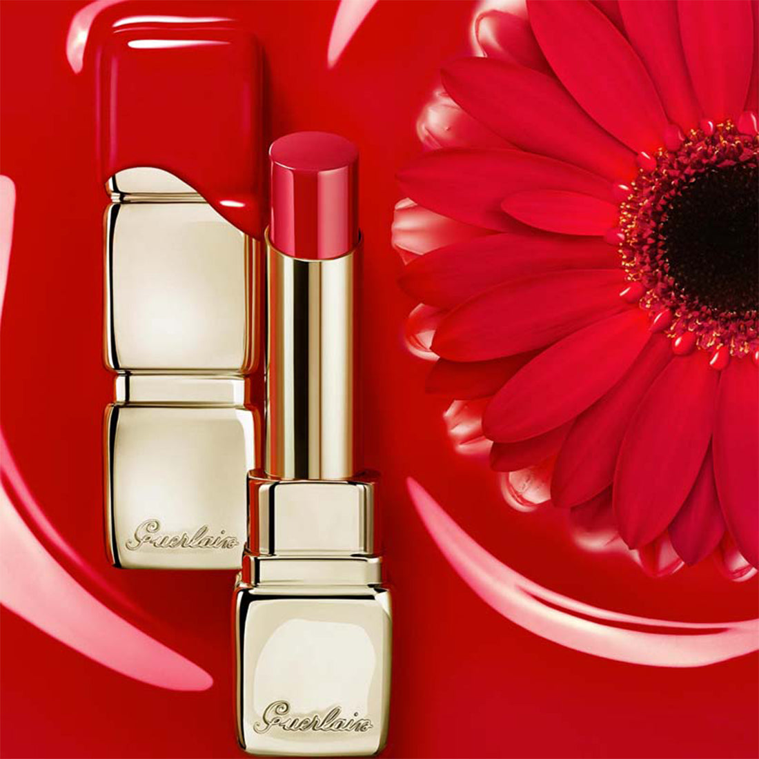 Kiss Kiss Shine Bloom Rossetto Brillante 609 Spring Rose_GUE043495_Guerlain-3
