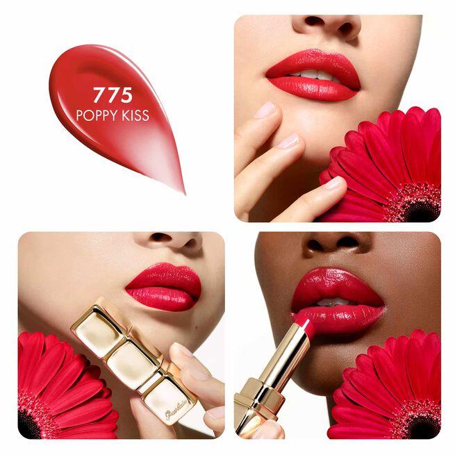 Kiss Kiss Shine Bloom Rossetto Brillante 775 Poppy Kiss_GUE043496_Guerlain-2