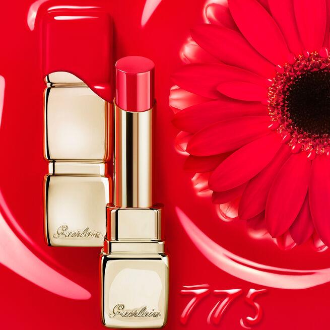 Kiss Kiss Shine Bloom Rossetto Brillante 775 Poppy Kiss_GUE043496_Guerlain-6