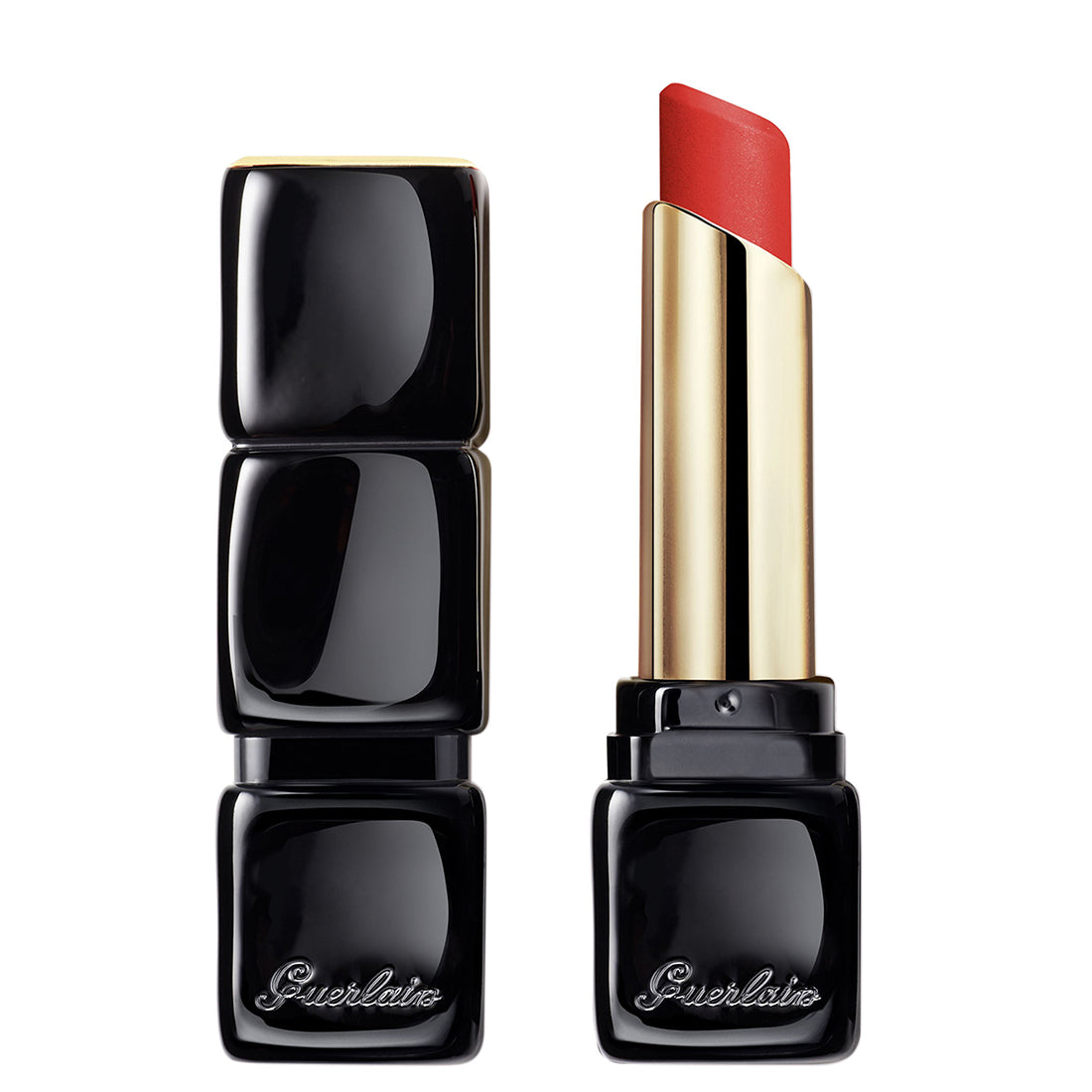 Kiss Kiss Tender Matte Rossetto Matte Luminoso Delicato 520 Sexy Coral_GUE043367_Guerlain