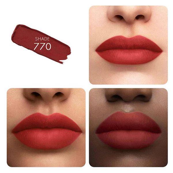 Kiss Kiss Tender Matte Rossetto Matte Luminoso Delicato 770 Desire Red_GUE043368_Guerlain-2