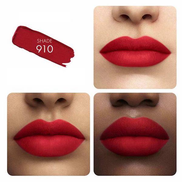 Kiss Kiss Tender Matte Rossetto Matte Luminoso Delicato 910 Wanted Red_GUE043370_Guerlain-2