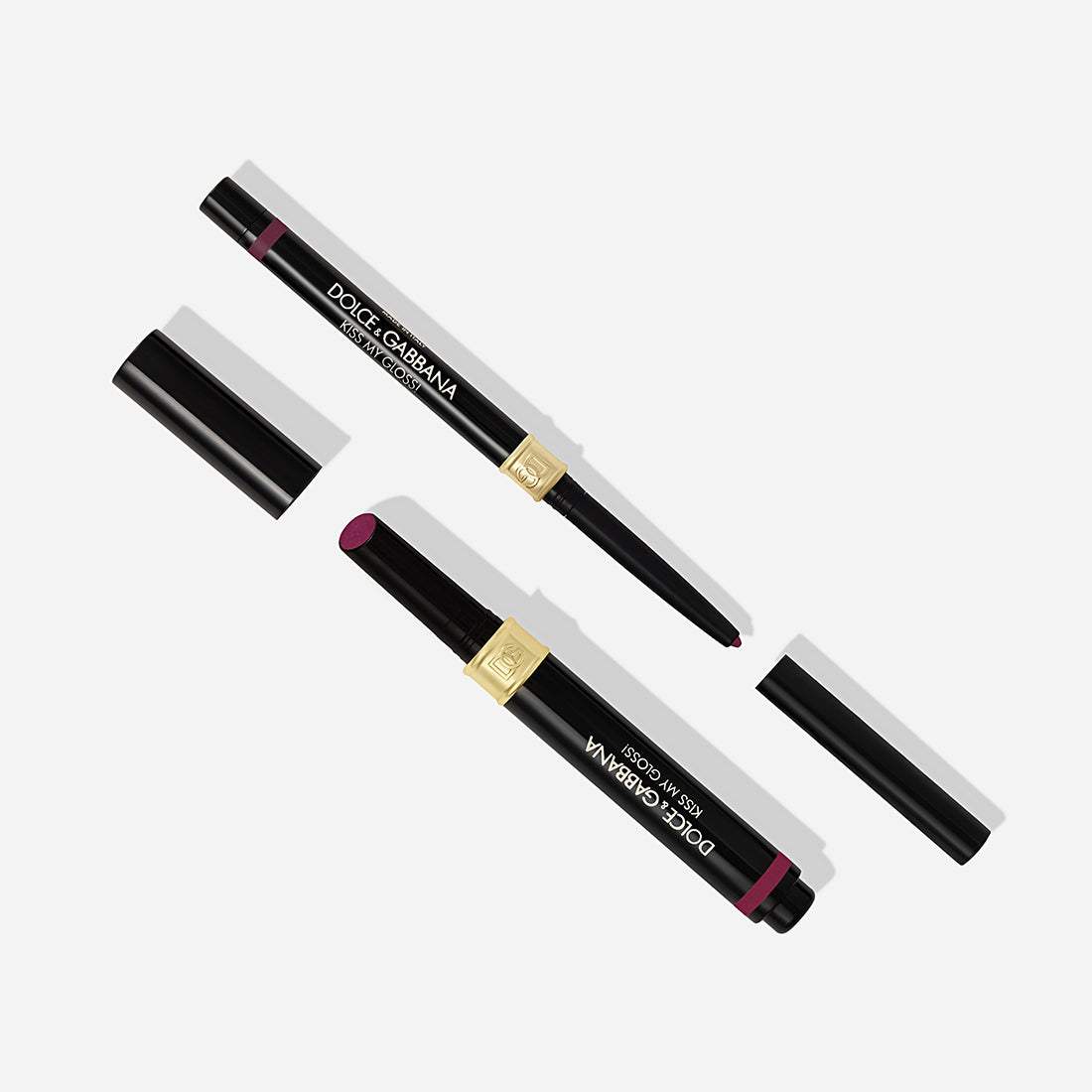 Kiss My Gloss Matita Labbra 4D e Gloss in Stick 06 Bite Liner Berry Intenso e Gloss Berry Perlato_DOLSF1001_Dolce&Gabbana-4