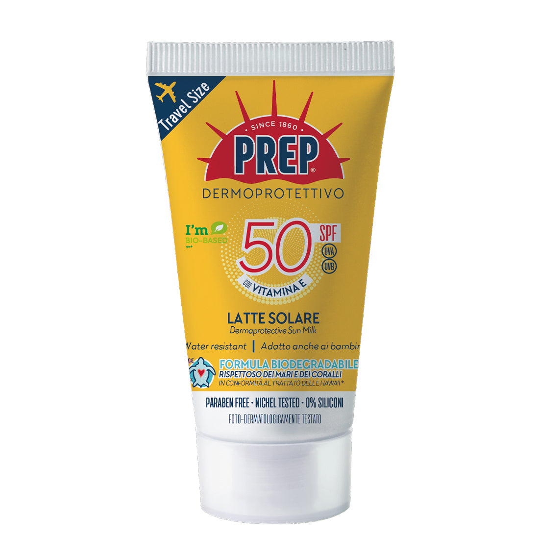 Latte Solare Dermoprotettivo Travel Size 50 ML SPF 50_PRE1920100_Prep
