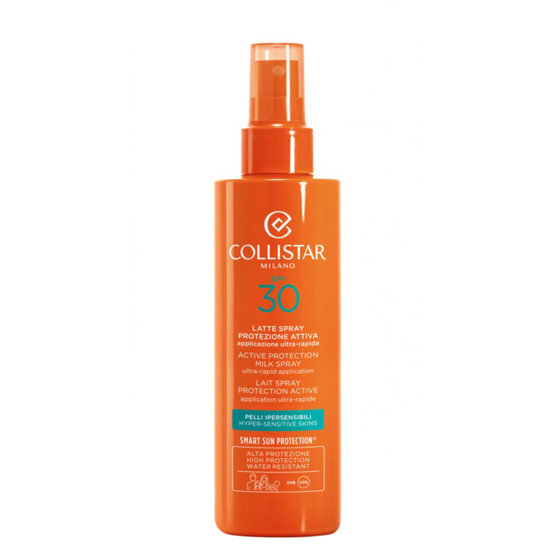 Latte Spray Protezione Attiva Pelli Sensibili SPF 30 200 ML_COL26251_Collistar
