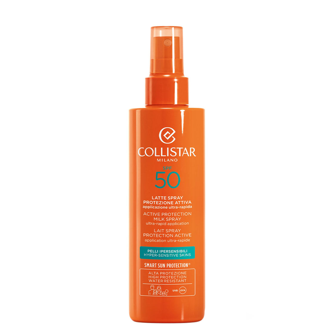 Latte Spray Protezione Attiva Pelli Sensibili SPF 50 200 ML_COL26252_Collistar