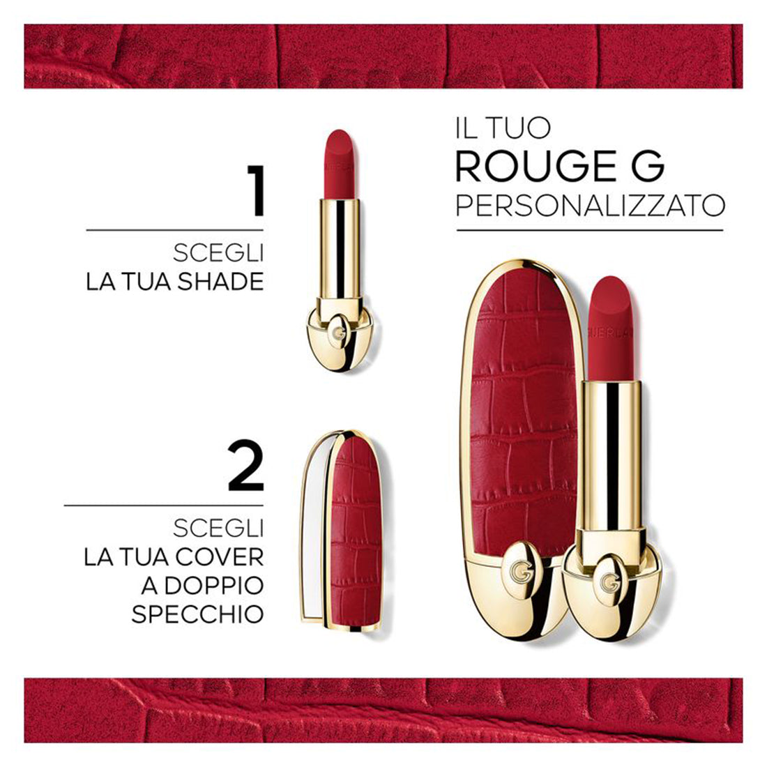 Le Capot Double MirrorCustodia Rossetto Rouge G Doppio Specchio L'art Decò_GUE043944_Guerlain-2