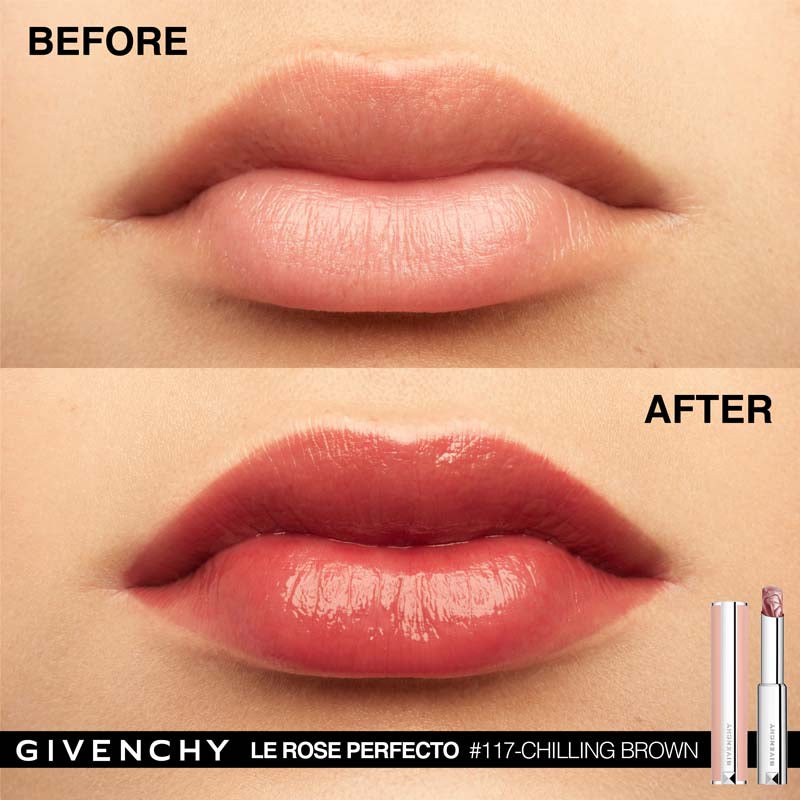 Le Rose Perfecto Lip Balm Balsamo Labbra 117 Chilling Brown_GIVP083635_Givenchy-2