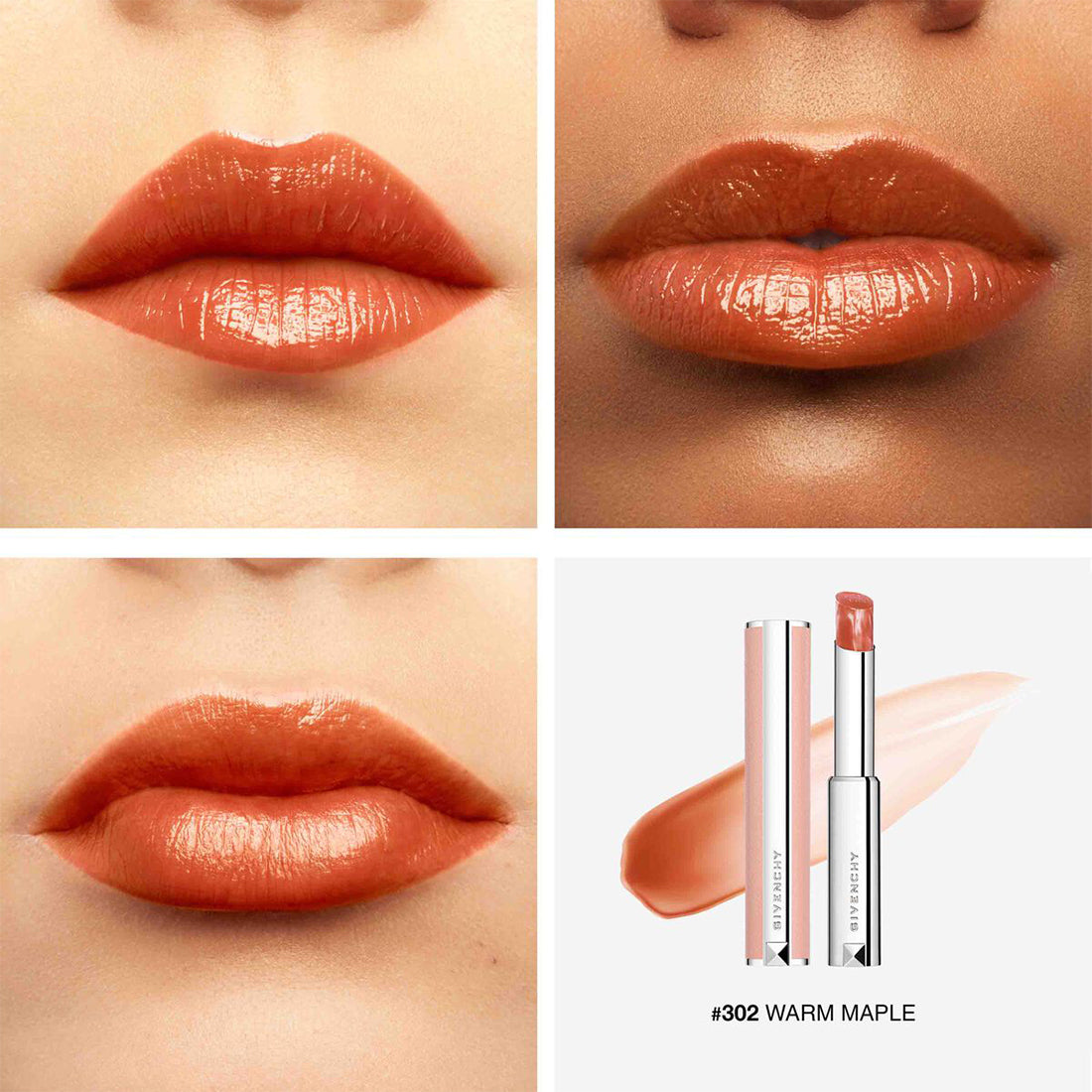 Le Rose Perfecto Lip Balm Balsamo Labbra 302 Warm Maple_GIVP084821_Givenchy-3