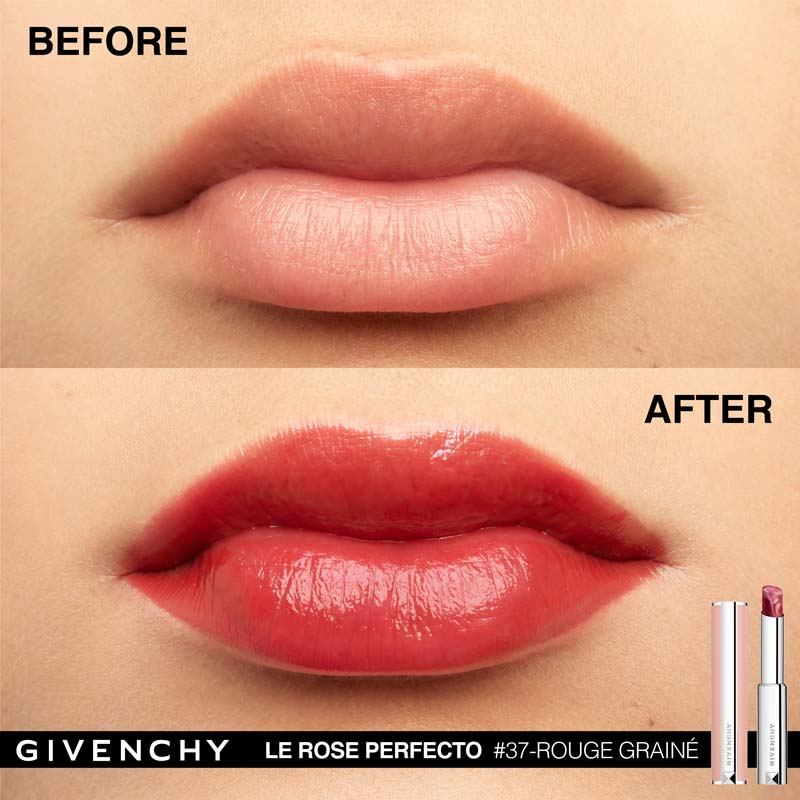 Le Rose Perfecto Lip Balm Balsamo Labbra 37 Rouge Grainè_GIVP083716_Givenchy-2