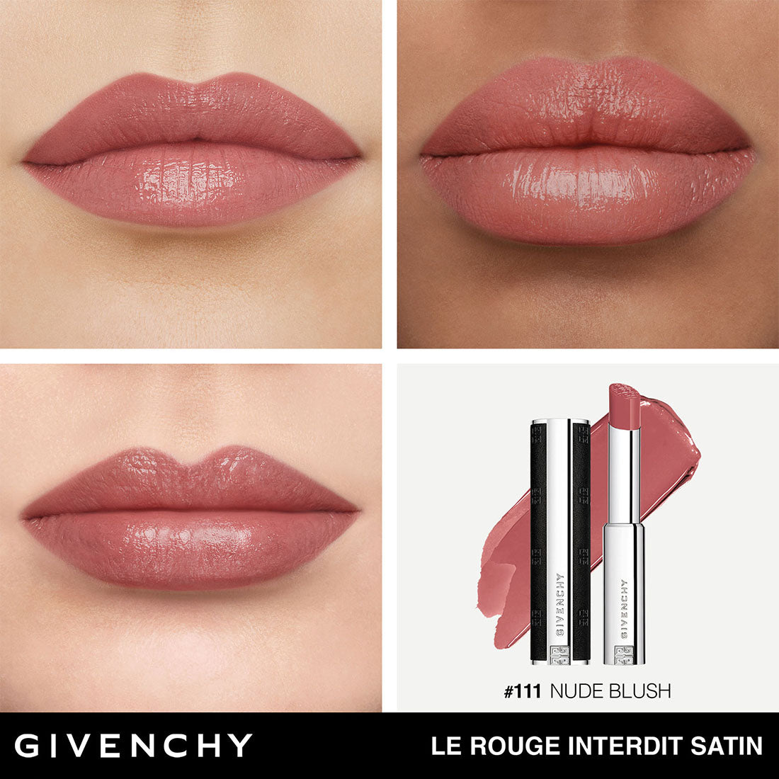 Le Rouge Interdit Satin Rossetto dal finish satinato 111 Nude Blush_GIVP000249_Givenchy-4