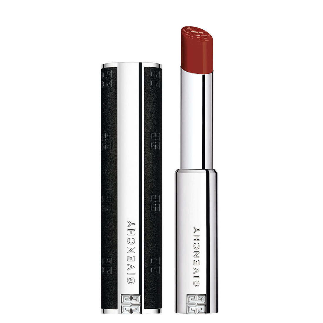 Le Rouge Interdit Satin Rossetto dal finish satinato 350 Rouge Auburn_GIVP000300_Givenchy