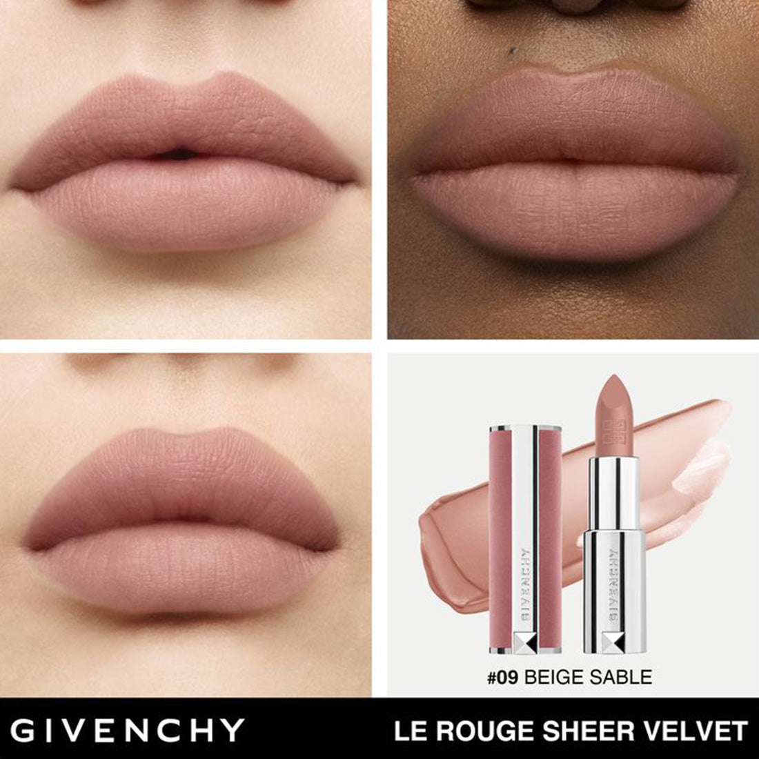 Le Rouge Sheer Velvet Rossetto Mat 09 Beige Sable_GIVP084373_Givenchy-3