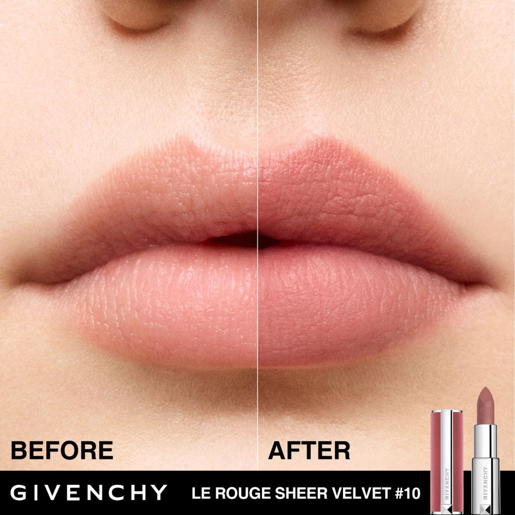Le Rouge Sheer Velvet Rossetto Mat 10 Beige Nu_GIVP083861_Givenchy-2