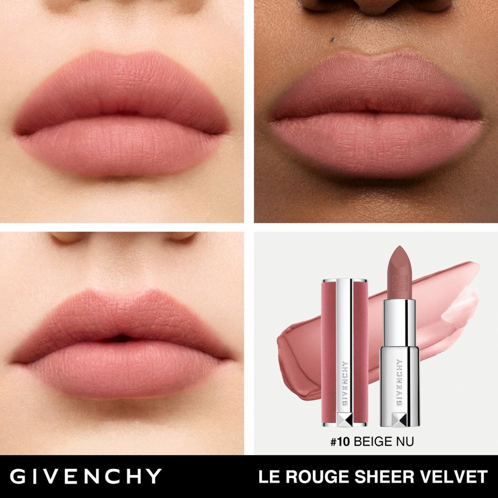 Le Rouge Sheer Velvet Rossetto Mat 10 Beige Nu_GIVP083861_Givenchy-3