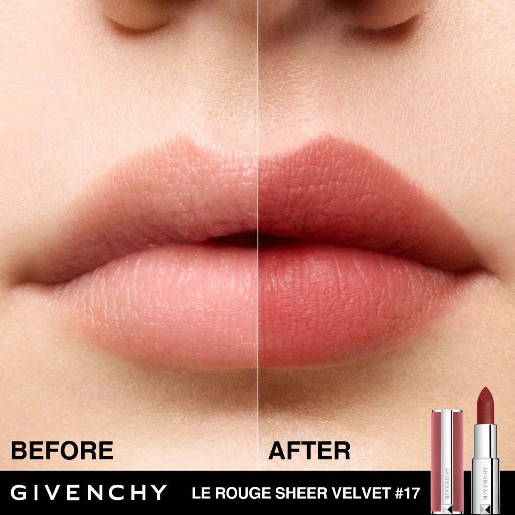 Le Rouge Sheer Velvet Rossetto Mat 17 Rouge Erable_GIVP083863_Givenchy-2