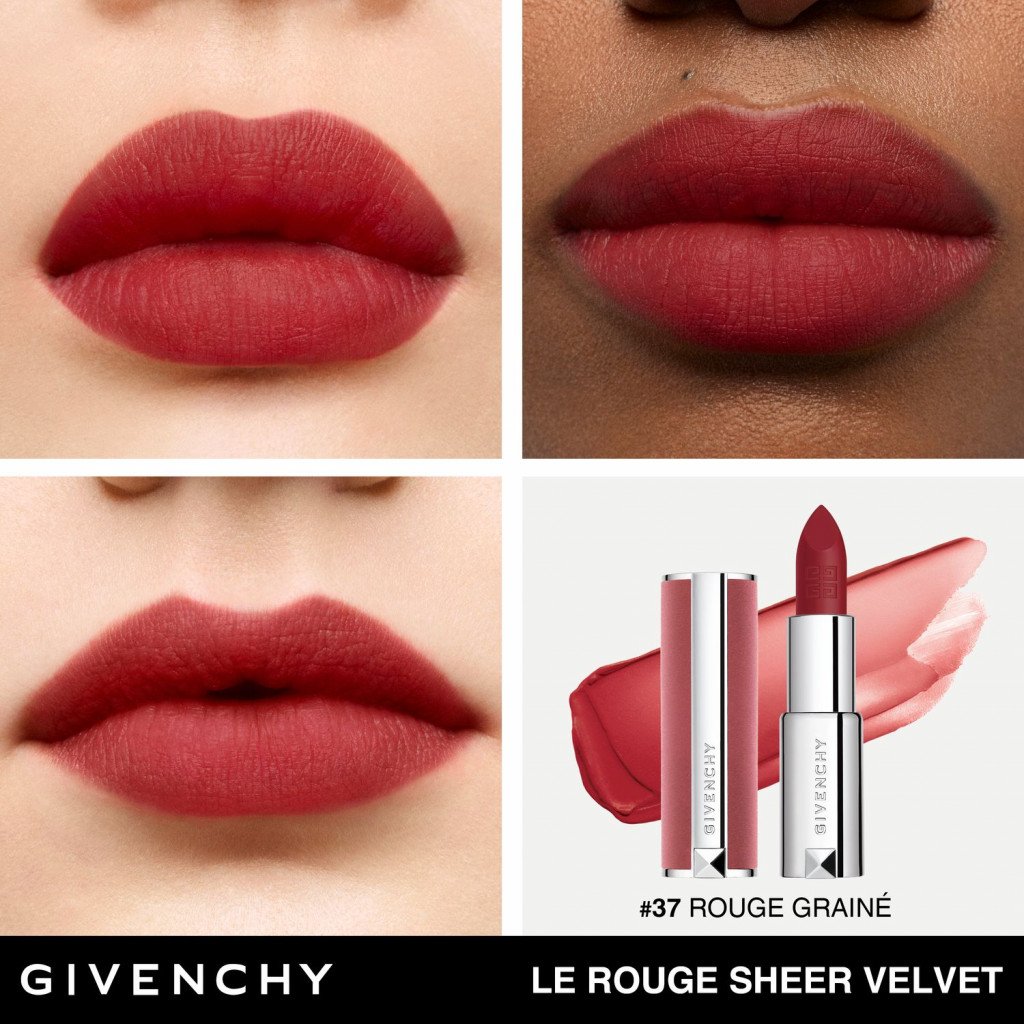 Le Rouge Sheer Velvet Rossetto Mat 37 Rouge Grainè_GIVP083958_Givenchy-3