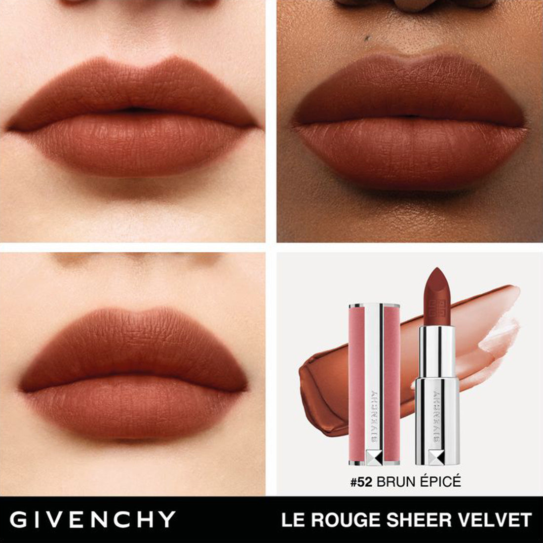 Le Rouge Sheer Velvet Rossetto Mat 52 Brun Epice_GIVP084375_Givenchy-3