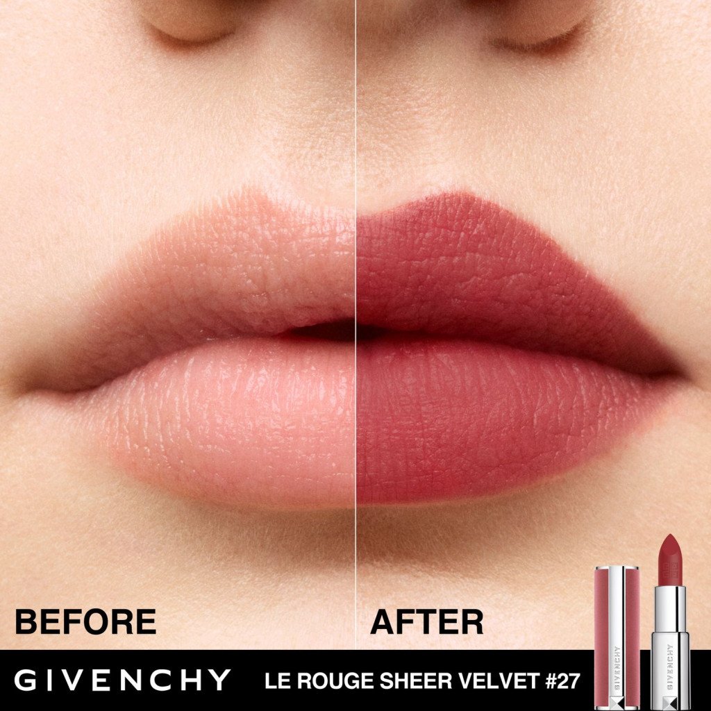 Le Rouge Sheer Velvet Rossetto Mat Refill  27 Rouge Infusè_GIVP083955_Givenchy-3