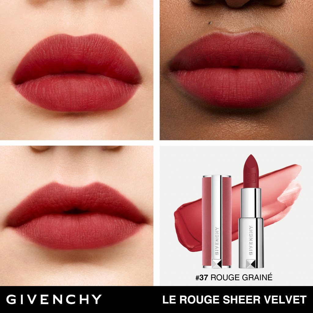 Le Rouge Sheer Velvet Rossetto Mat Refill 37 Rouge Grainè_GIVP083963_Givenchy-4