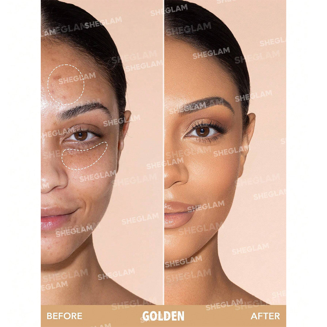 Like Magic 12hr Full Coverage Concealer Golden_SHE055_Sheglam-2